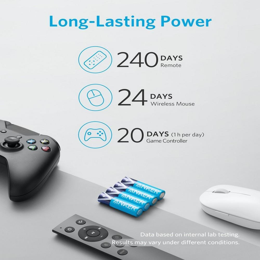 Щелочные БАТАРЕЙКИ Anker Aaa, 4 Шт. - 3