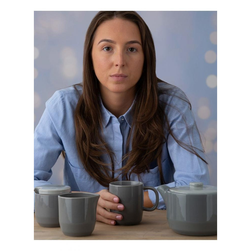 تايفون كافيه كونسيبت 100 مل كوب اسبريسو رمادي غامق - 4