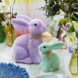 Talking Tables Spring Bunny Lilac Grass Bunny Decoration 25Cm - 3 miniature