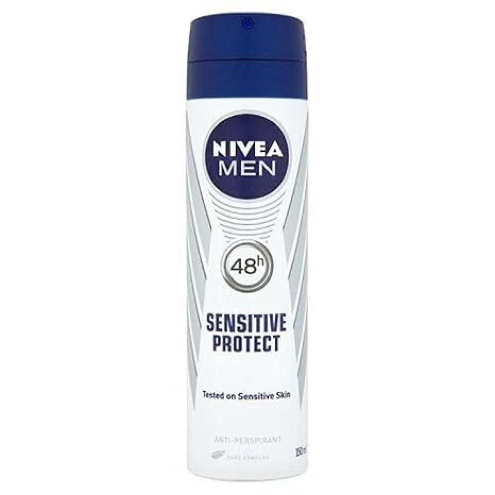 NIVEA, Men anti perspirant, Sensitive protect, 48h, Spray, 150 ml - 1