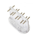 Органайзер для Украшений Inter Design Dakota Из Белого мраморного атласа - 3 miniature