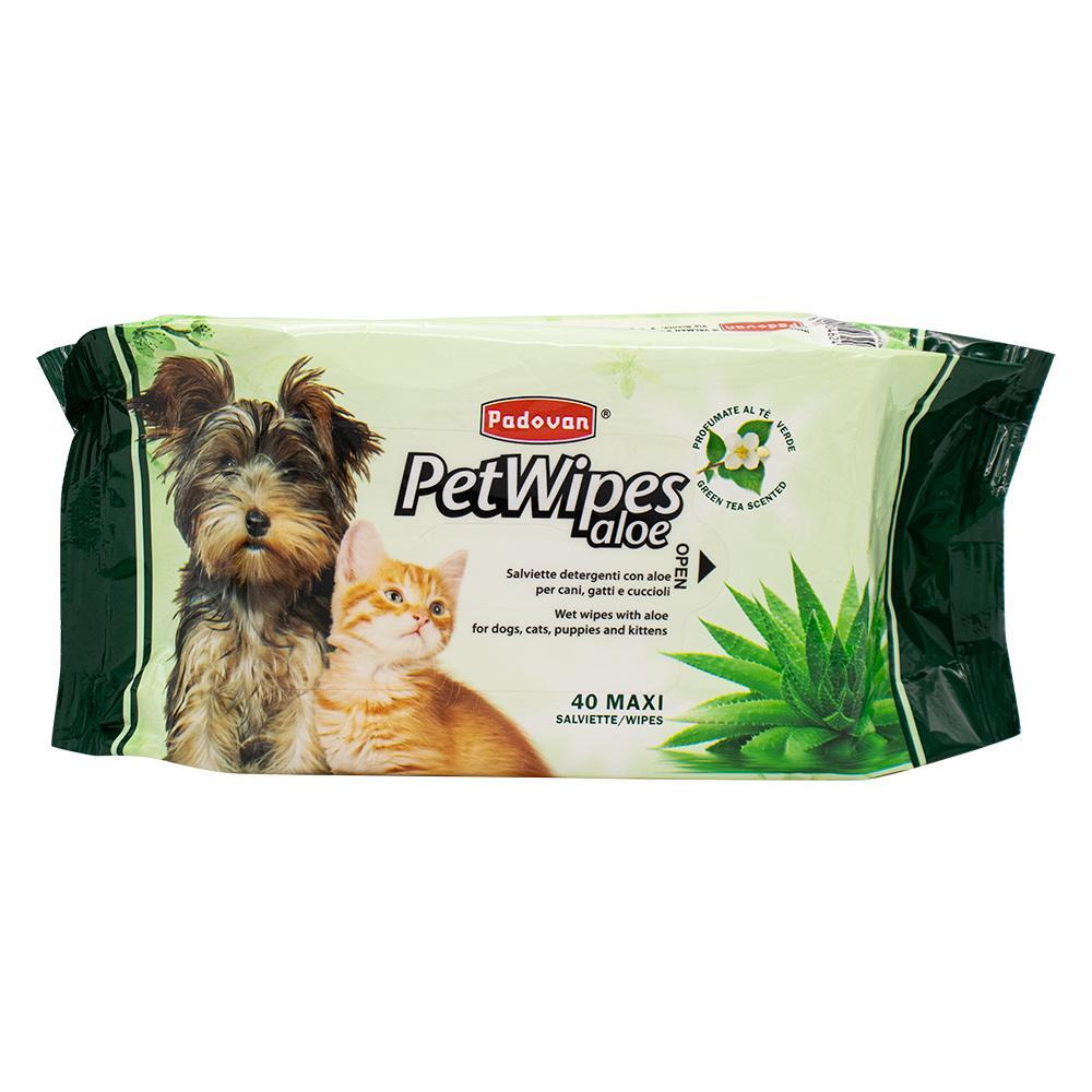 Padovan / Pet wipes, Aloe, 40 pcs - 1
