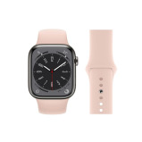 Perfii Solid Silicone Replacement Band for Apple Watch 49, 45, 44, 42 mm Series Ultra 8/7/6/5/4 SE - 1 miniature