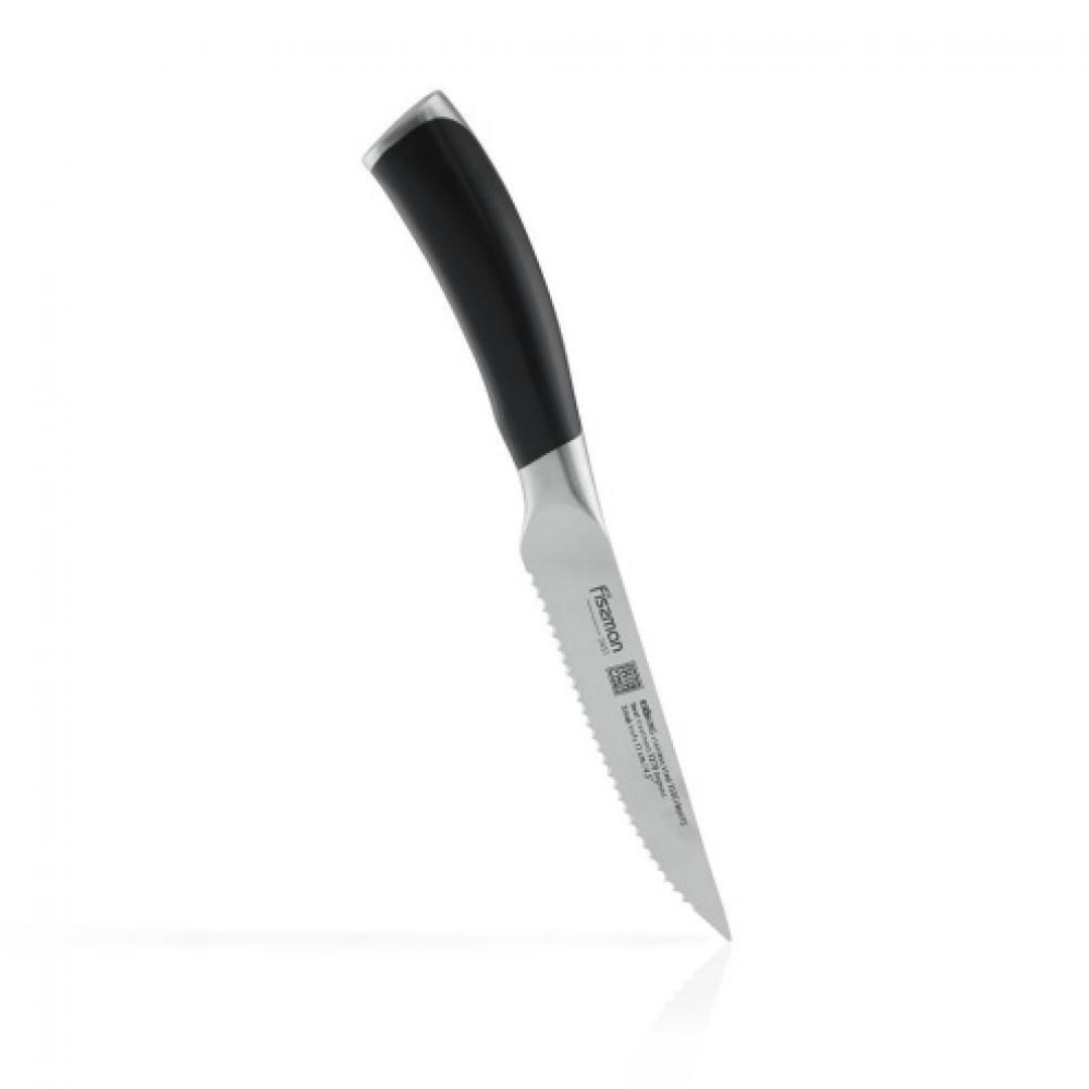 Fissman 4.5" Steak Knife Kronung Black\/Silver (11 cm) - 1