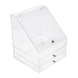Органайзер Для Макияжа Homesmiths Vanity Extra Large Deluxe, ПРОЗРАЧНЫЙ, в36 X ш30 X д28 см - 1 miniature