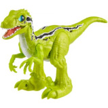 Robo Alive Rampaging Raptor (Green) by ZURU Dinosaur Toy with Realistic Dinosaur Movement That Bites and Chomps with Slime in Dino Egg, Robotic Pets f - 5 miniature