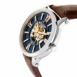 BLADE Volare Blue 3592G1SBO SS \& Leather Automatic Men's Watch - 2 miniature