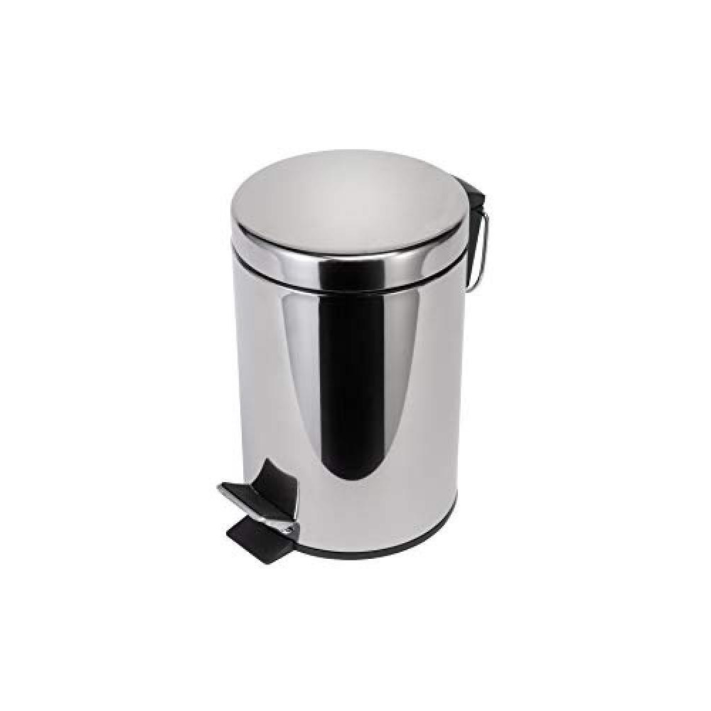 سلة كرويدكس بدواسة كروم سعة 3 لتر مع إغلاق ناعم - 5