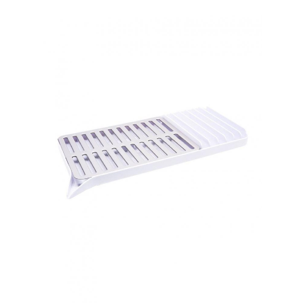 Inter design Austin Compact Dish Drainer Matte Satin  Matte White - 4