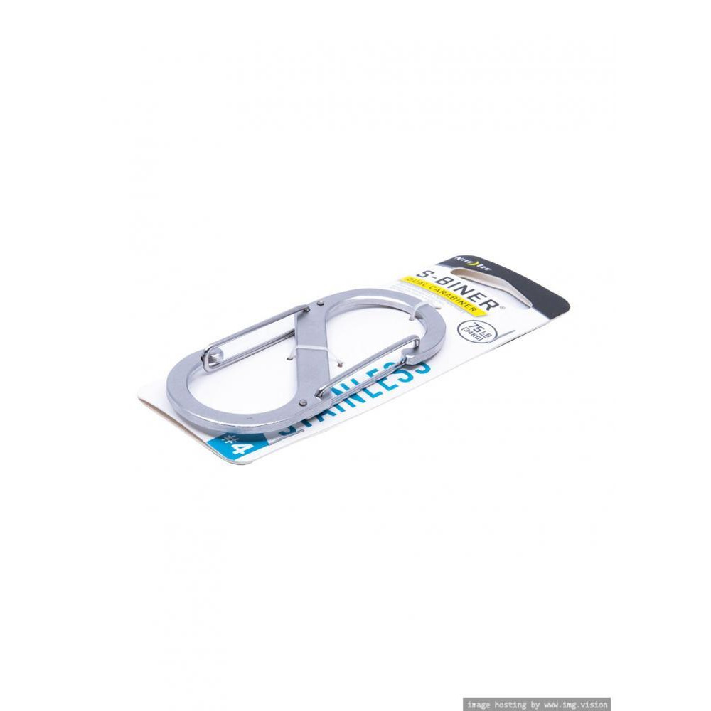 Nite Ize S-Biner Stainless Steel Double Gated Carabiner #4 Stainless - 3
