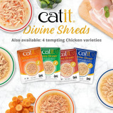 Catit Divine SHREDS, Премиум-Корм Для Кошек, ТУНЕЦ С ширасу И СЛАДКИМ Картофелем, 75 Г - 5 miniature