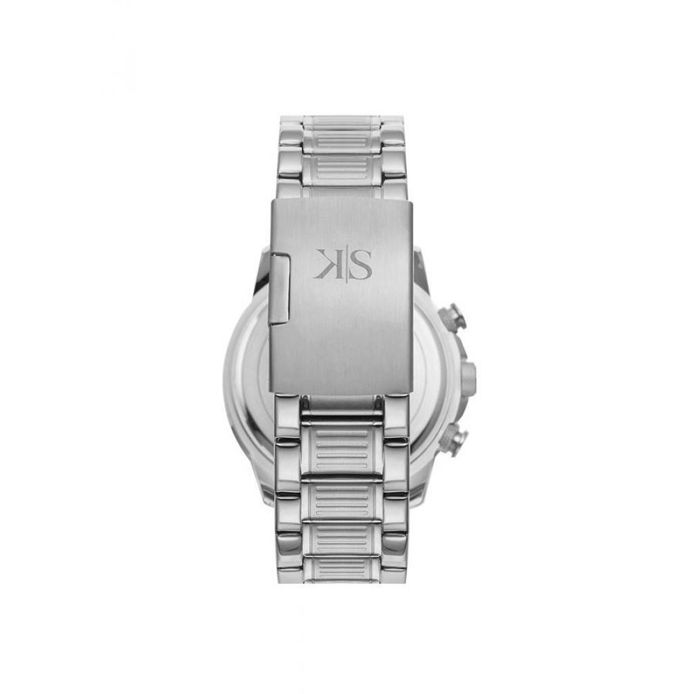 Kenneth Scott Men's Chronograph Green Dial Watch - K22139-SBSH - 3