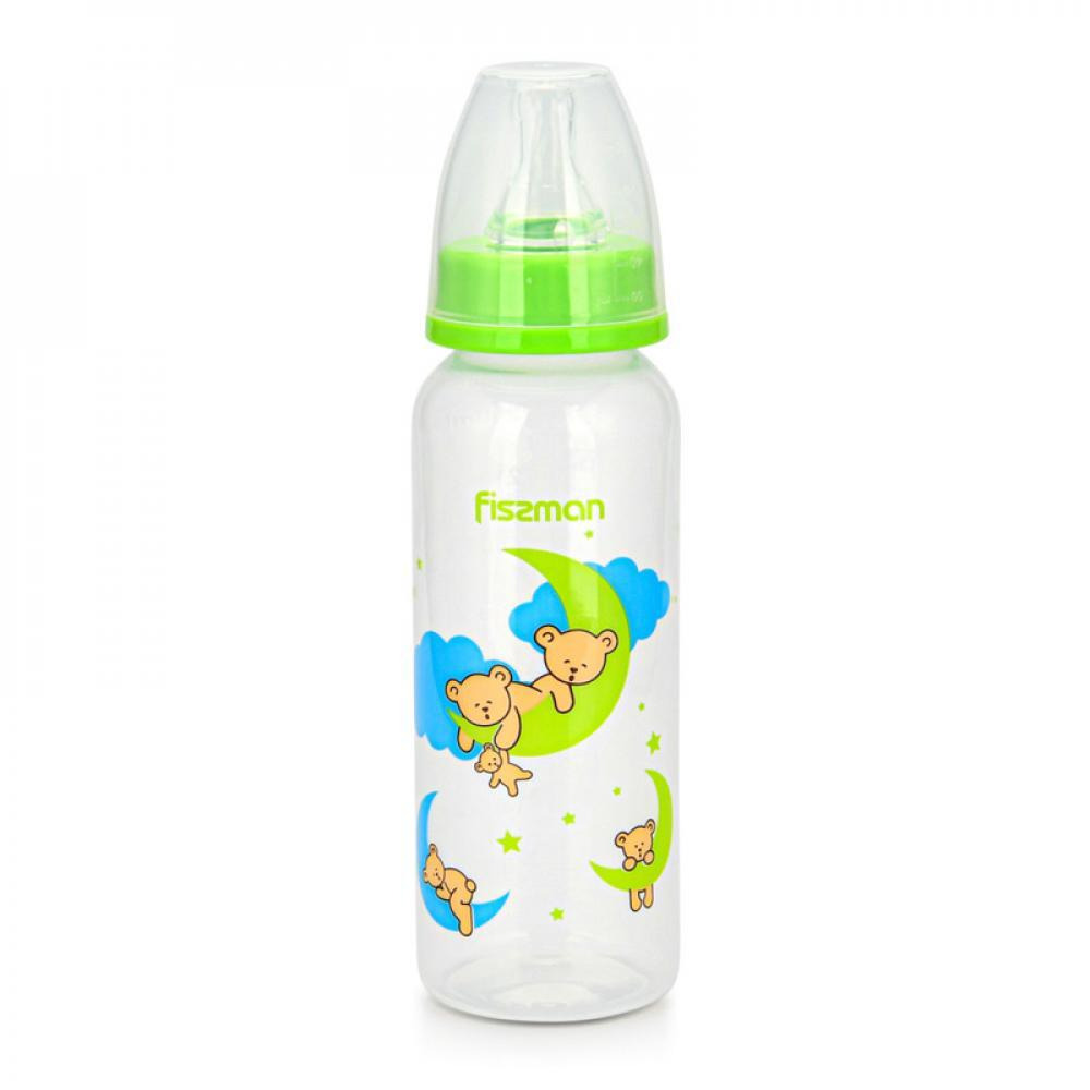 Fissman Feeding Bottle With Lid 240ml - 1