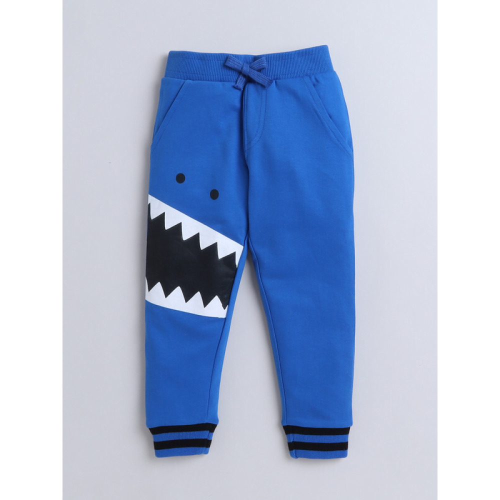 Boys' 3-Piece Set Tracksuits- Off-white Long tee, Blue fullzipper Hoody Jacket and Jogger , (12-18 M) - 3
