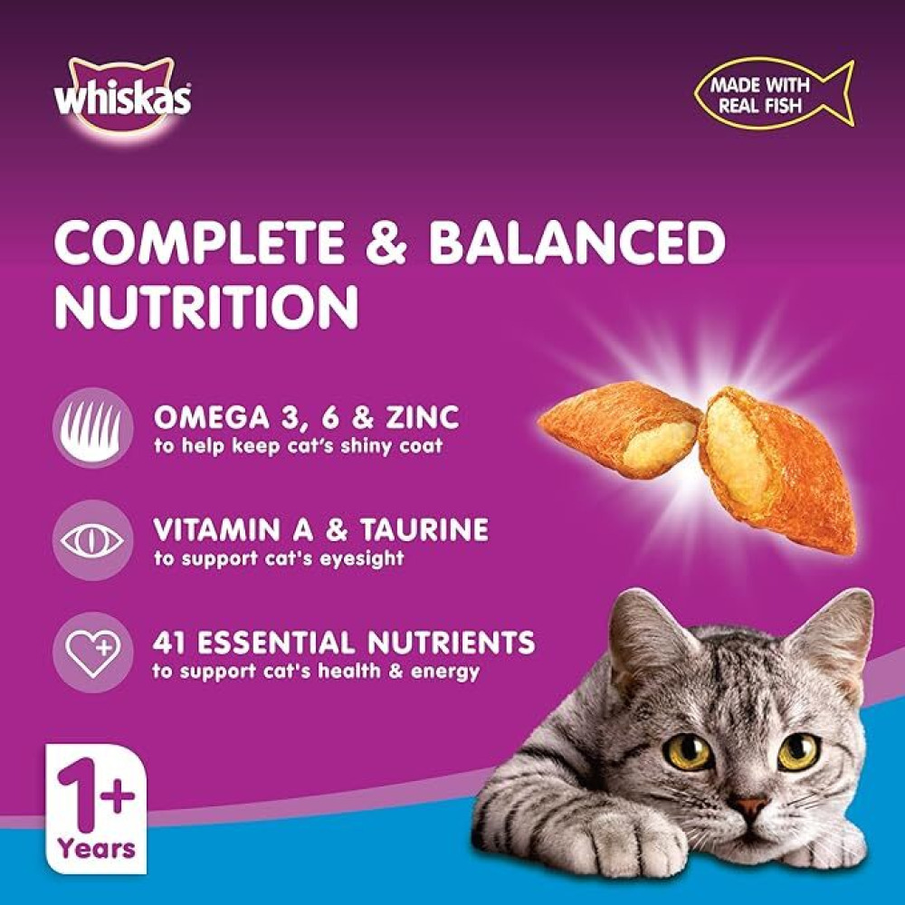 Whiskas, Dry food, Ocean Fish, 6*1.2 kg - 3