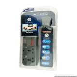 Oshtraco 2 way universal extension socket 4m - 1 miniature