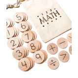 Math Manipulatives (Number discs) - 2 miniature