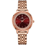 Kenneth Scott Women's Red Dial Analog Watch - K22532-RBKR - 1 miniature