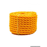 Wellington Cordage 12" x 50 Yellow Poly Rope - 2 miniature