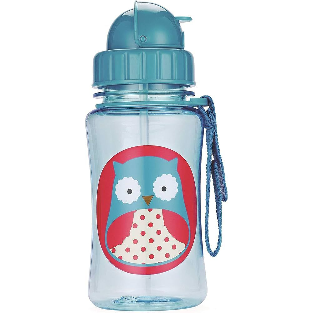 Skip Hop Zoo Straw Bottle - Owl - 1