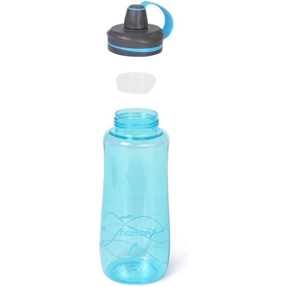 Fissman Sports\/ Gym Water Bottle With Leakproof Blue\/Black 820ml - 3