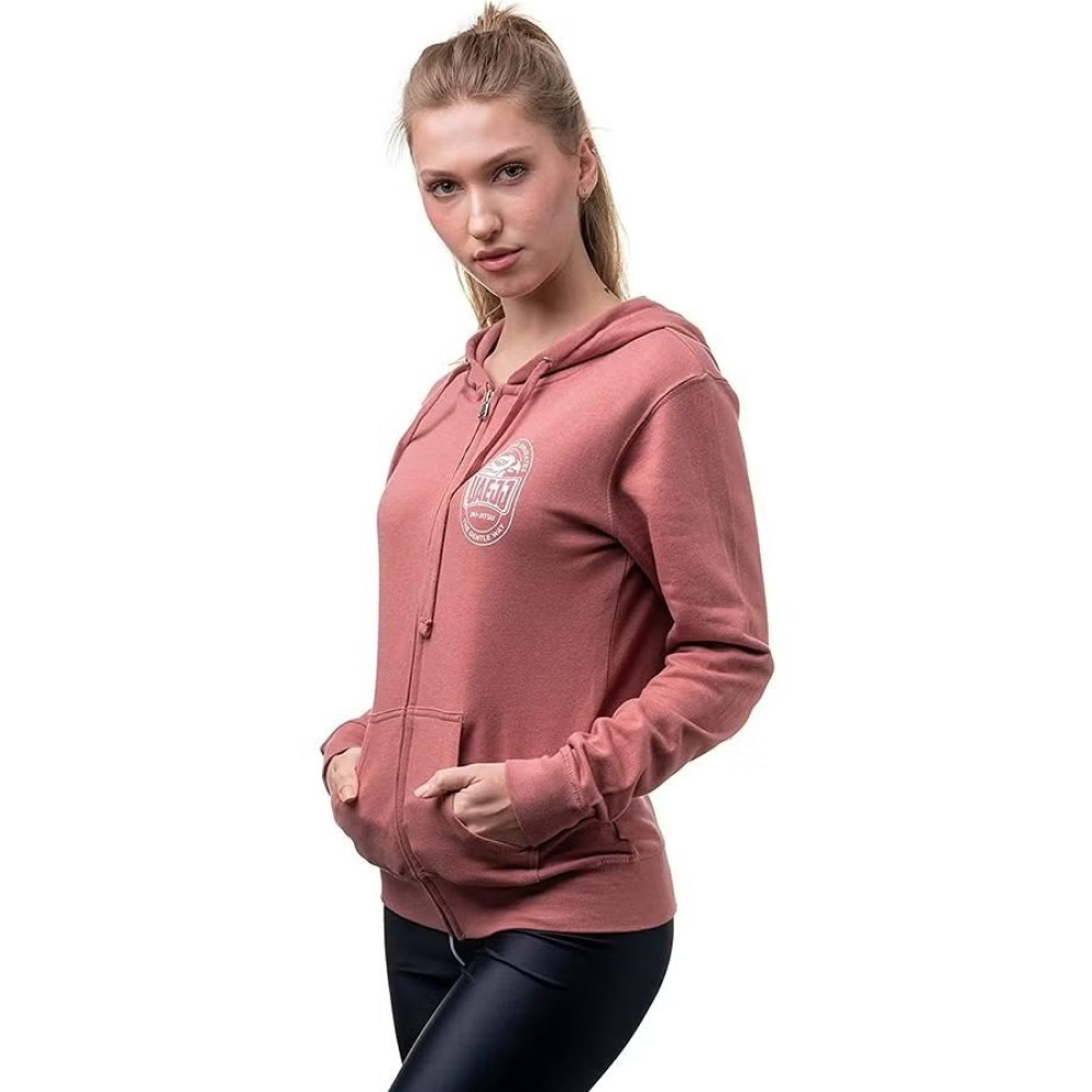 Толстовка С Капюшоном Для Женщин По джиу-джитсу ДЛЯ Джиу-Джитсу, ЖЕНСКАЯ, РОЗОВАЯ, S - 4