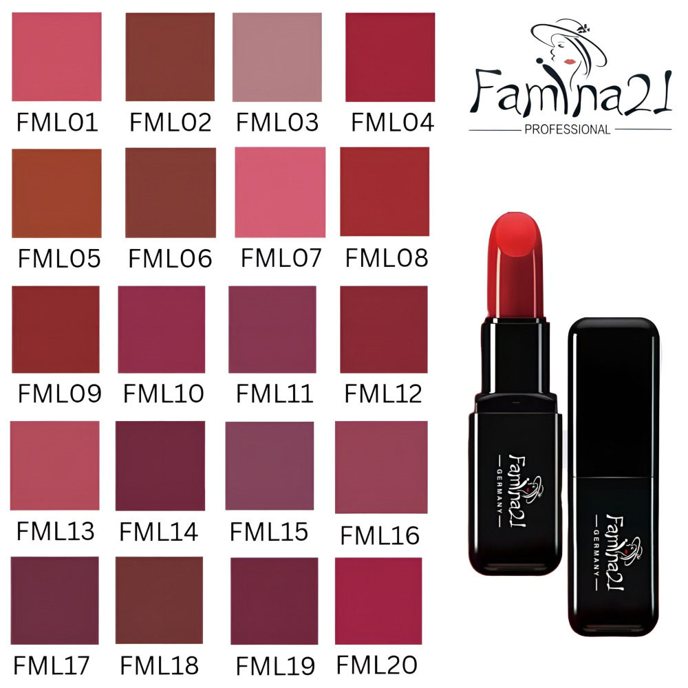 أحمر شفاه سمارت فيوجن فامينا 21 أحمر شفاه سمارت فيوجن أحمر شفاه ذو لمسة نهائية مشعة (FML13) - 7