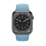 Perfii Solid Silicone Replacement Band for Apple Watch 49, 45, 44, 42 mm Series Ultra 8/7/6/5/4 SE - 2 miniature