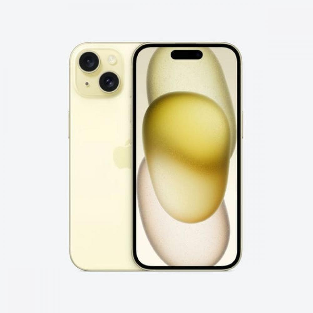 Apple iphone 15, 128 ГБ, ЖЕЛТЫЙ, esim - 1