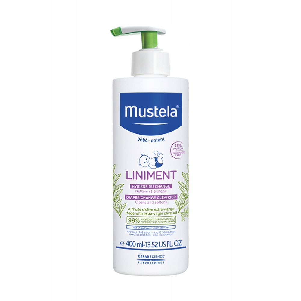 Mustela Liniment Pump-Bottle 400Ml - 1