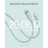 ANKER, Кабель POWERLINE Iii FLOW usb-c — LIGHTNING, 1,8 м, Мятно-Зеленый - 4 miniature