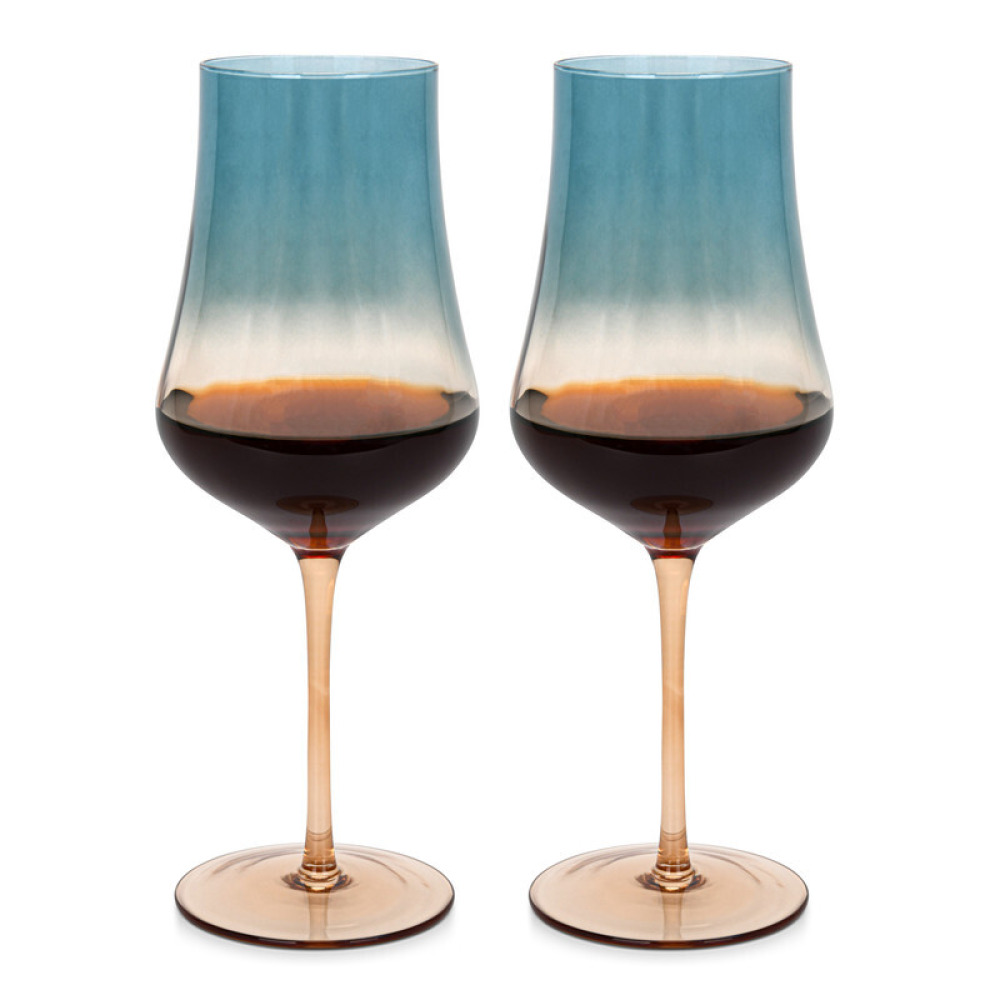 Fissman 2-Piece Red Wine Glasses 600ml Glass - 4