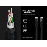 Trands Type-C to Type-C Cable, 1 meter, Black - 2 miniature