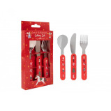 RSW Santa & The Nutcracker Kids Cutlery Set - 1 miniature