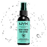 NYX Professional MAKEUP، بخاخ تثبيت المكياج طويل الأمد، لمسة نهائية ندية، 60 مل - 7 miniature