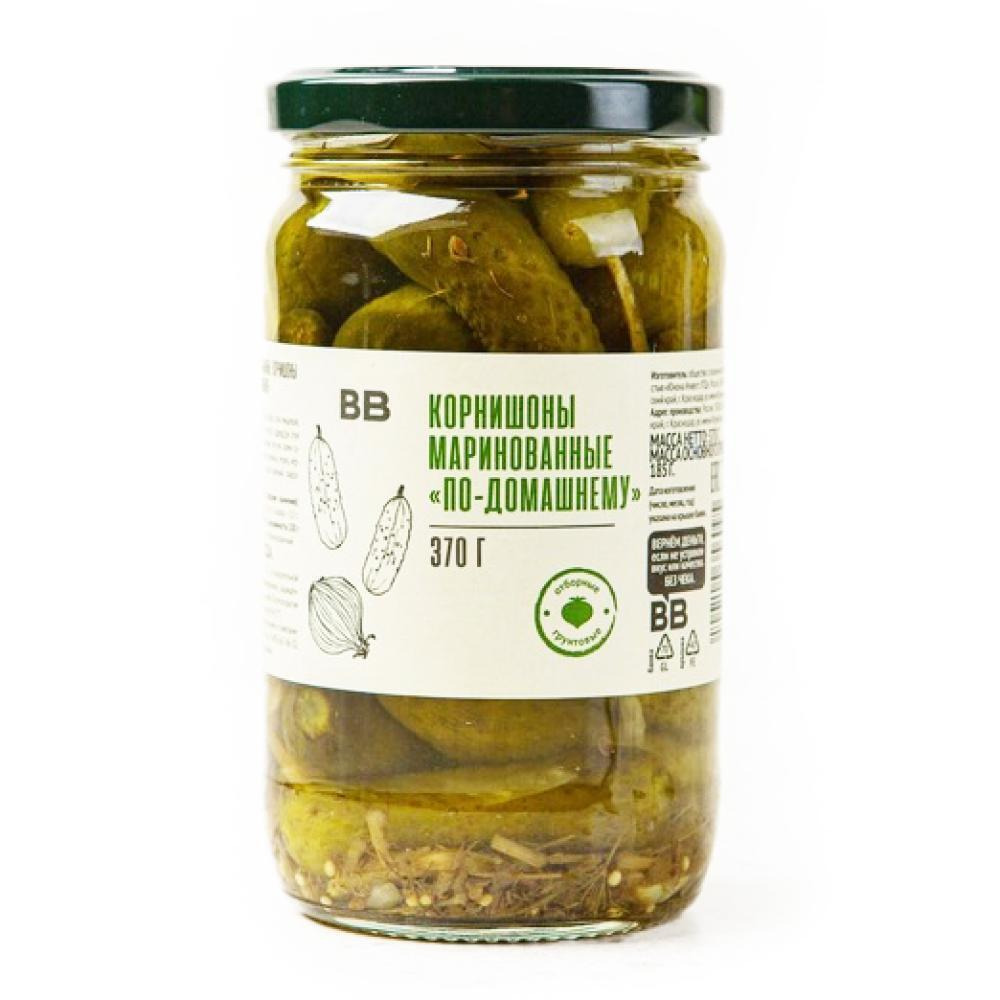 VkusVill Gherkins Pickles 370g - 1