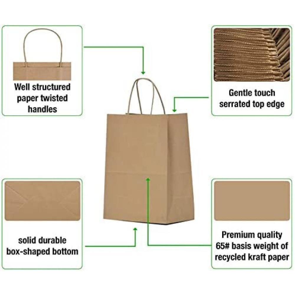 MARKQ / Gift bags, Kraft, 24-pack, Gift - 3