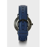 CASIO Analog Round Waterproof Wrist Watch With Leather Strap MTP-VT01BL-2BUDF - 2 miniature