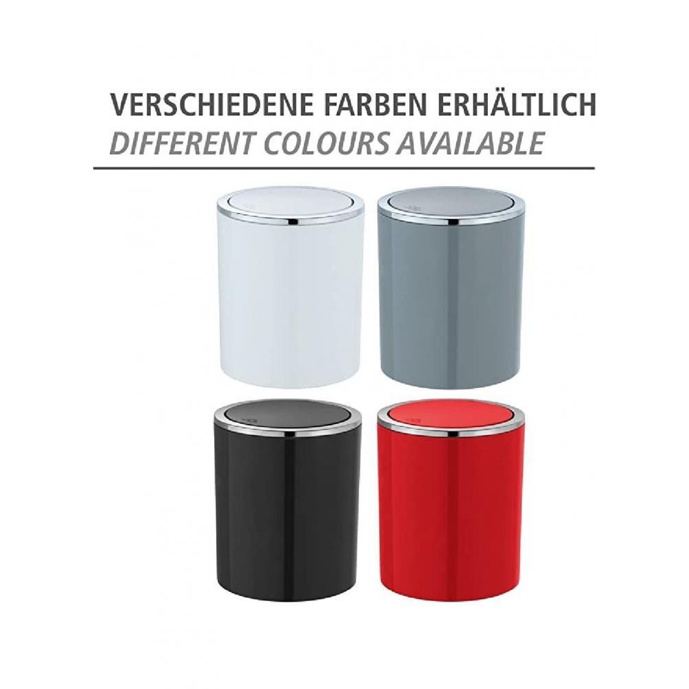 Wenko Swing Cover Bin Inca Black - 5