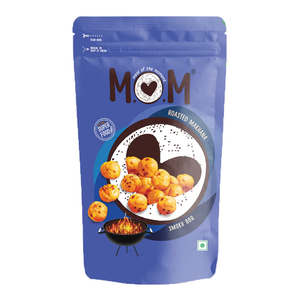 MOM ROASTED MAKHANA SMOKY BBQ 60GM - 1