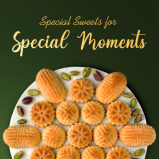 Al Sultan International Sweets Mixed Maamoul, 500 g - 2 miniature