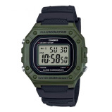 CASIO Men's Water Resistant Digital Watch W-218H-3AVDF 44 mm Black - 1 miniature