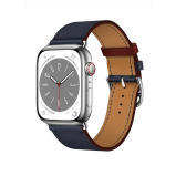 Perfii Genuine Leather Replacement Band For Apple Watch 49/45/44/42mm Series Ultra/8/7/6/5/4/SE - 2 miniature
