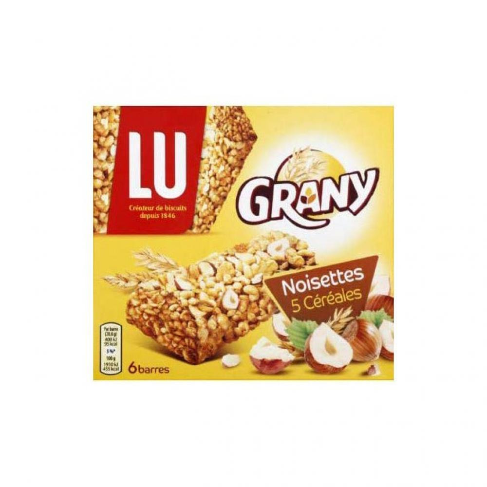 LU Grany Hazelnuts Cereal Bars 6X125g - 1