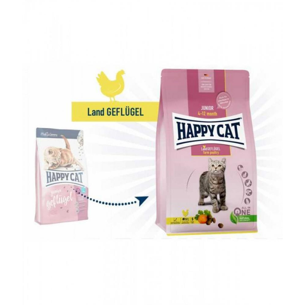 Happy Cat Junior Land - Poultry - 1.3kg - 1
