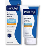 PanOxyl Acne Foaming Wash Benzoyl Peroxide 10% Maximum Strength Antimicrobial, 5.5 Oz - 1 miniature
