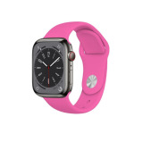 Perfii Solid Silicone Replacement Band for Apple Watch 49, 45, 44, 42 mm Series Ultra 8/7/6/5/4 SE - 2 miniature