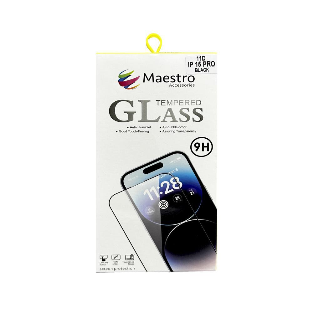 Maestro Tempered Glass Protecter Iphone 15 Pro - 1