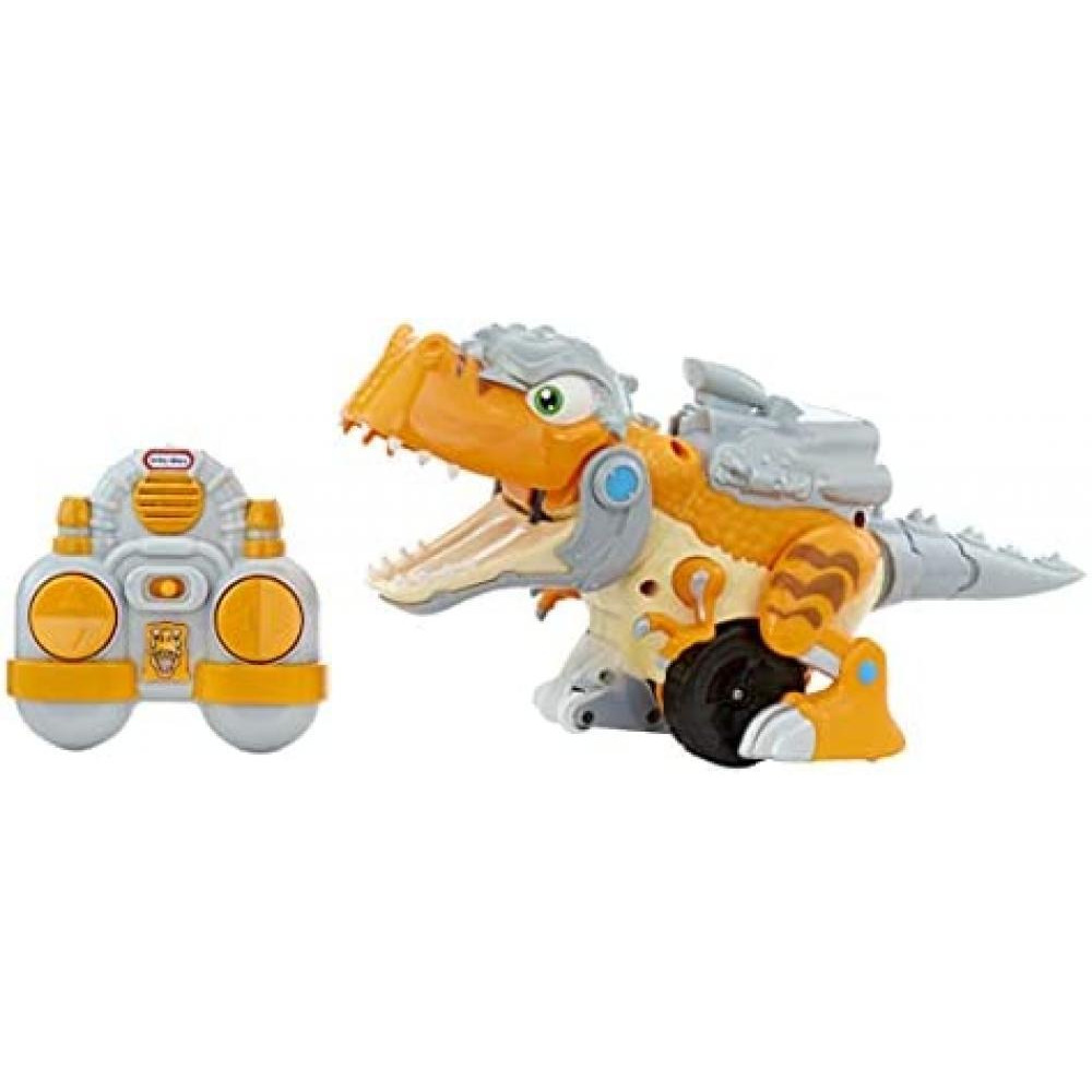 Little Tikes 656767EUc T-Rex Strike Rc-Remote Control Chomping, Walking, Spinning, & Roaring Functions-Dinosaur Vehicle Toy With Music & Sfx-For Kids  - 1