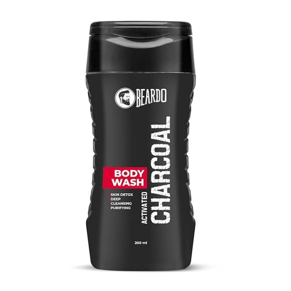 Beardo, Activated Charcoal Anti-Pollution Body Wash, 200 ml - 1